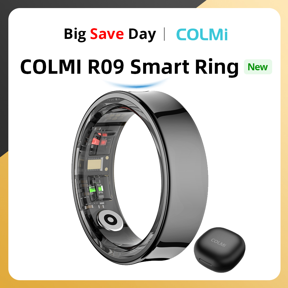 Smart Home Trainer - 2024 COLMI R09 Smart Ring Men