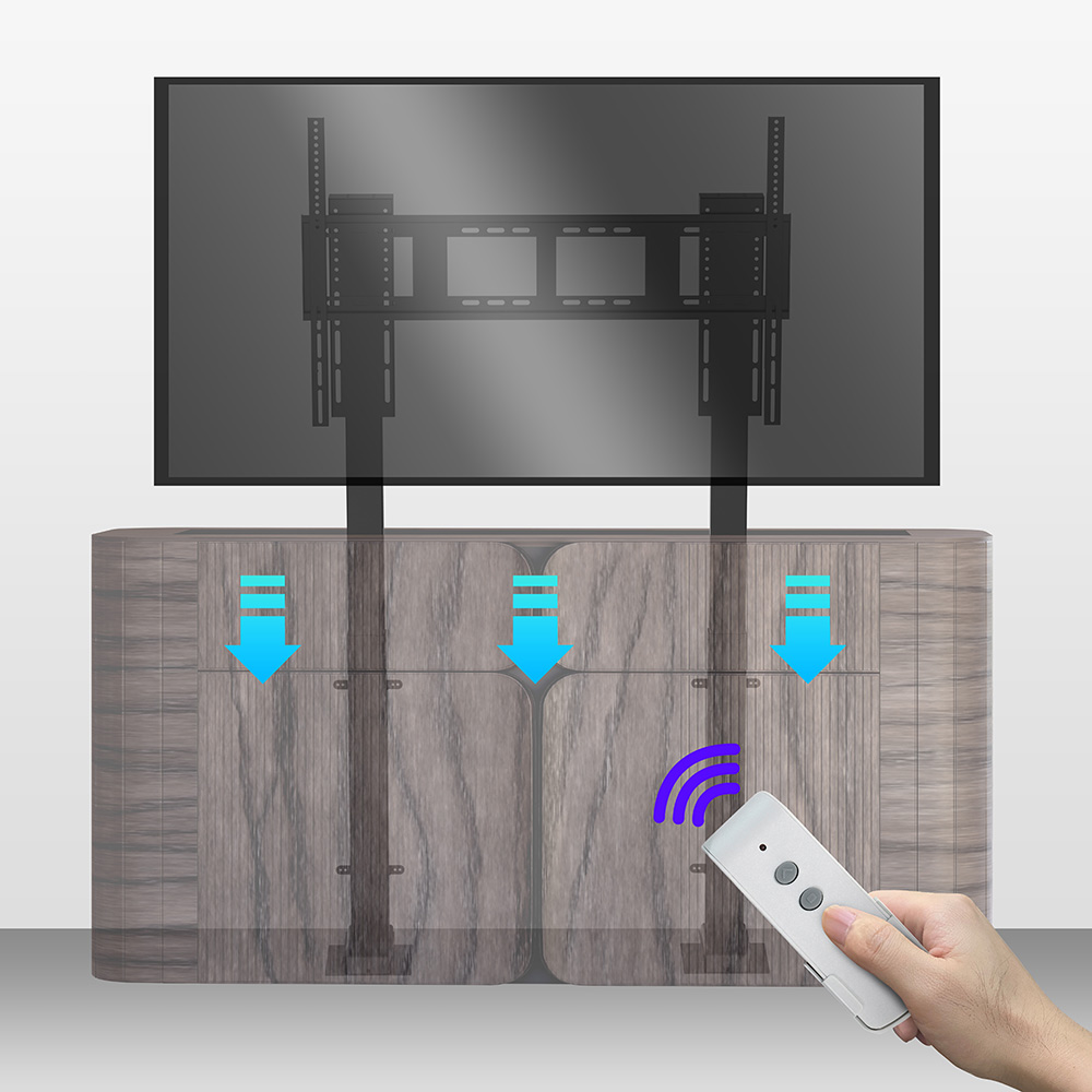 Smart Home System - Motorized Mechanism Automatic System Living Room