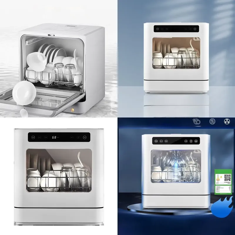 Smart Home Tablet - High-speed Smart 4 Sets Portable Dishwasher