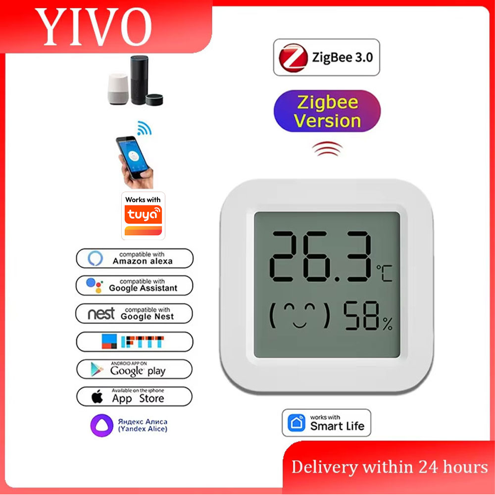 Smart Home Tablet - Zigbee 3.0 Temperature Humidity Sensor APP