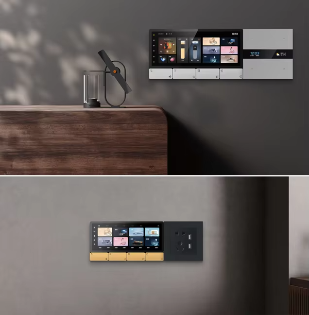Smart Home System - F5 Tuya UK Touch Screen Music