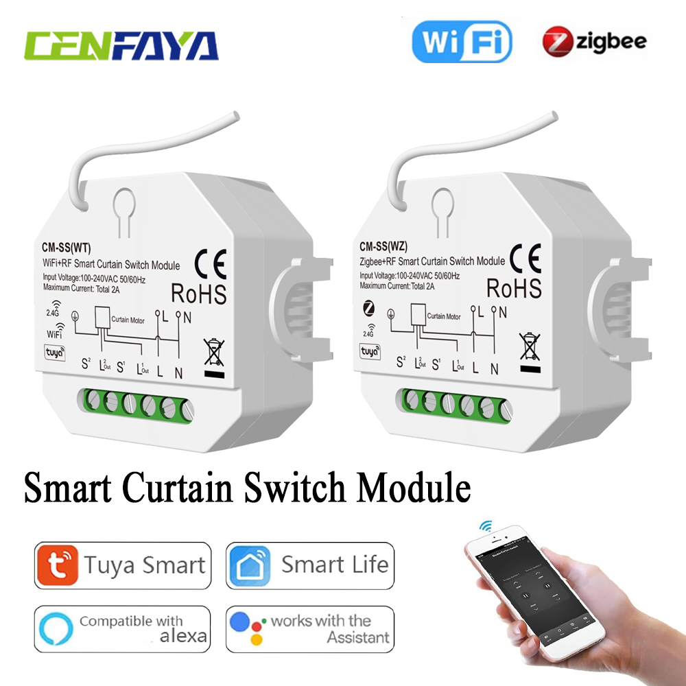 Smart Home Voice Control - Smart Curtain Switch for Roller Shutter
