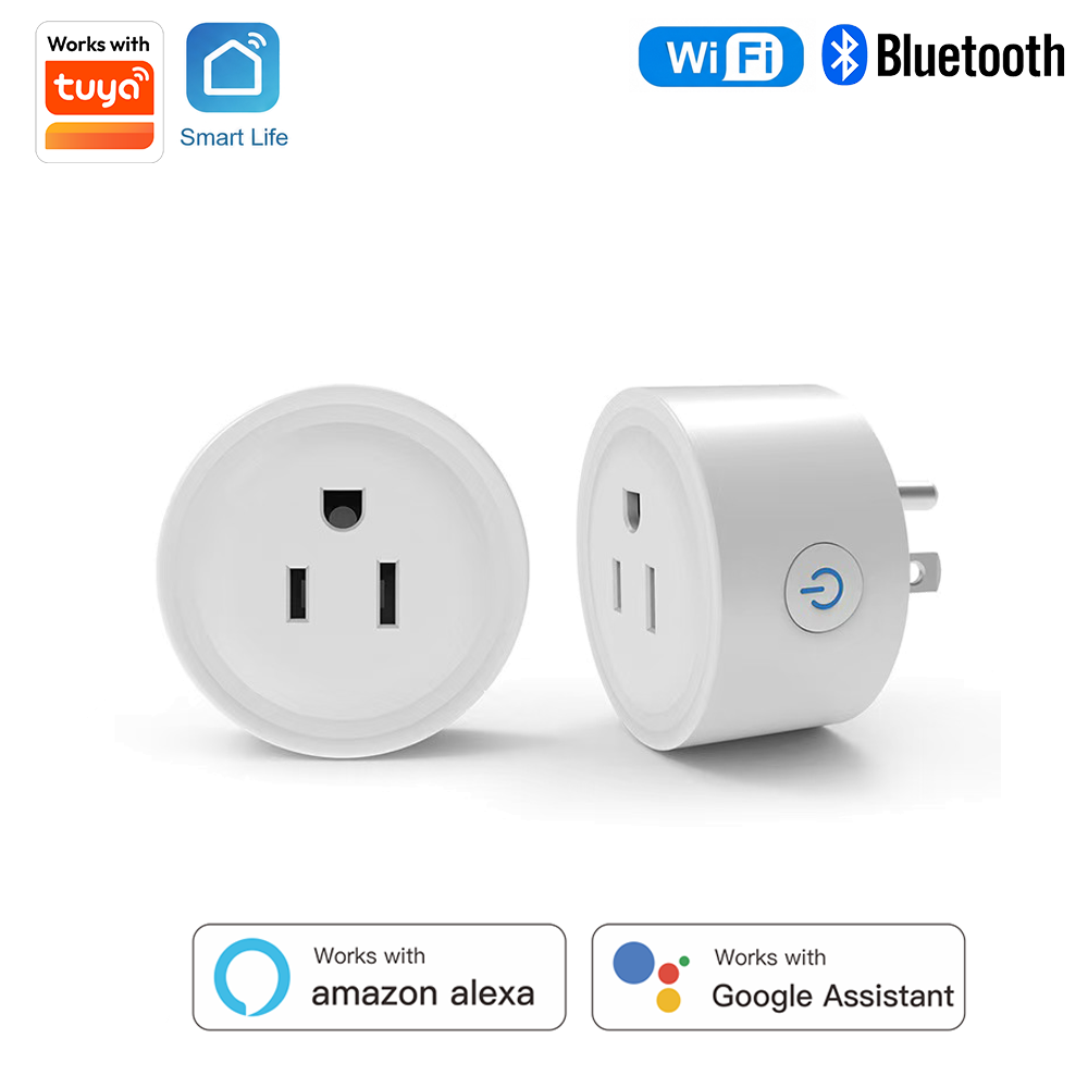 Wifi Smart Plug - Tuya US-Spec 10A Smart round Plug