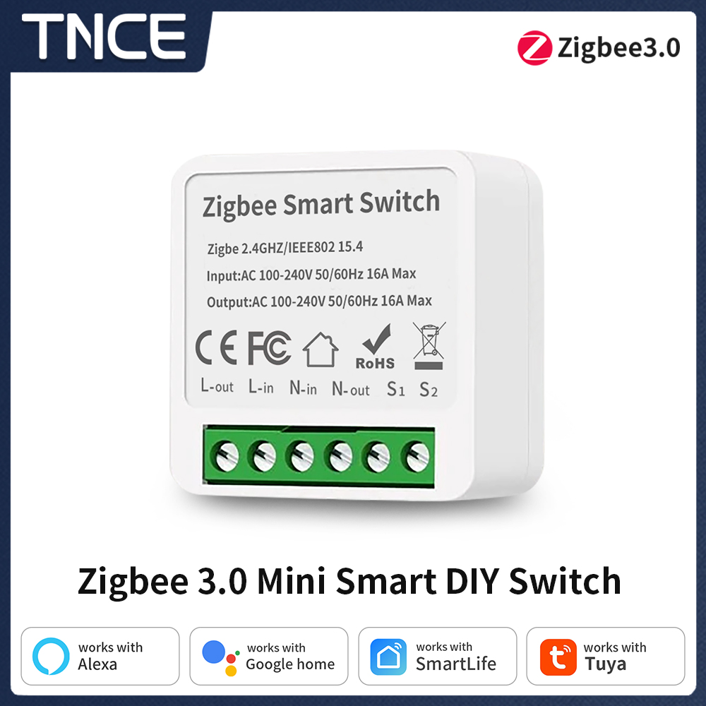 Smart Home Voice Control - TNCE Tuya 16A Zigbee3.0 Smart Switch