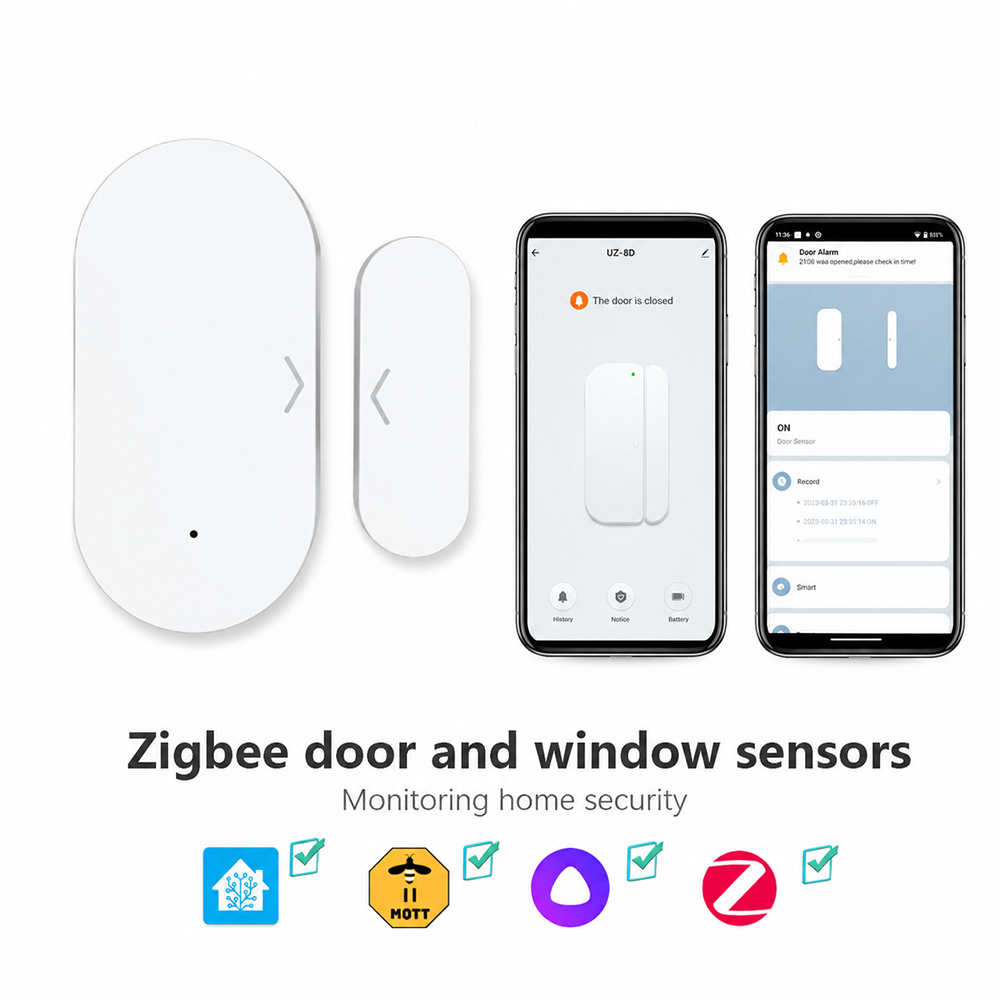 Smart Home Tablet - Zigbee 3.0 Door Window Sensor Magnetic