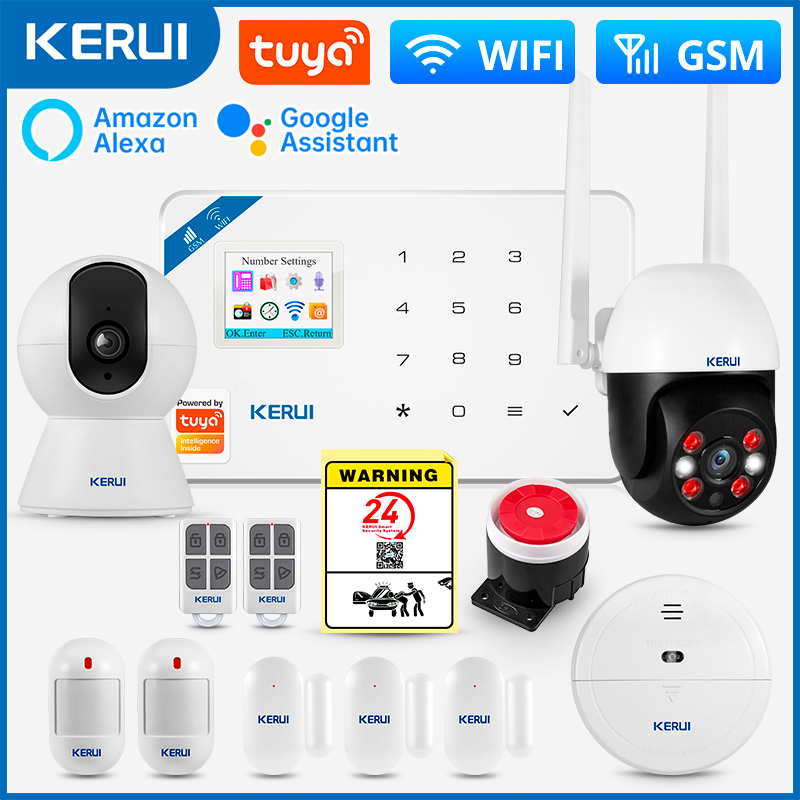 Smart Home Package - KERUI W181 Alarm System Secutrity Home