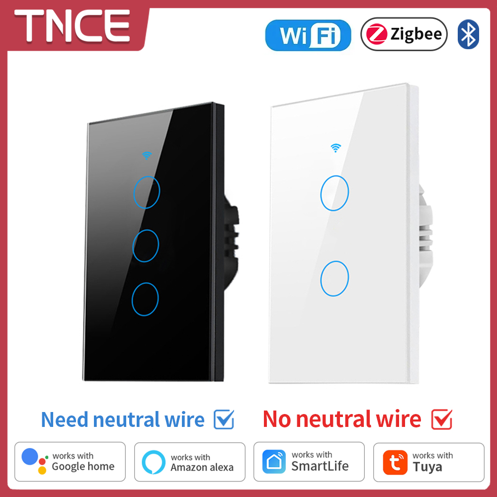 Smart Home System - TNCE Tuya WiFi/Zigbee Smart Light Switch,