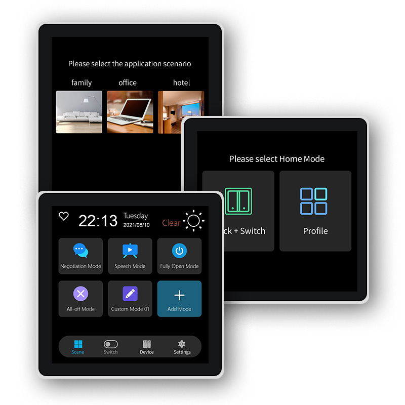 Smart Home Zigbee - FUERS 4 Inch Touch Screen Multi-functional