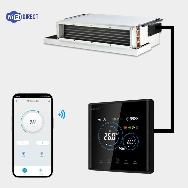 Smart Home Package - Smart Fan Coil Thermostat HVAC WiFi