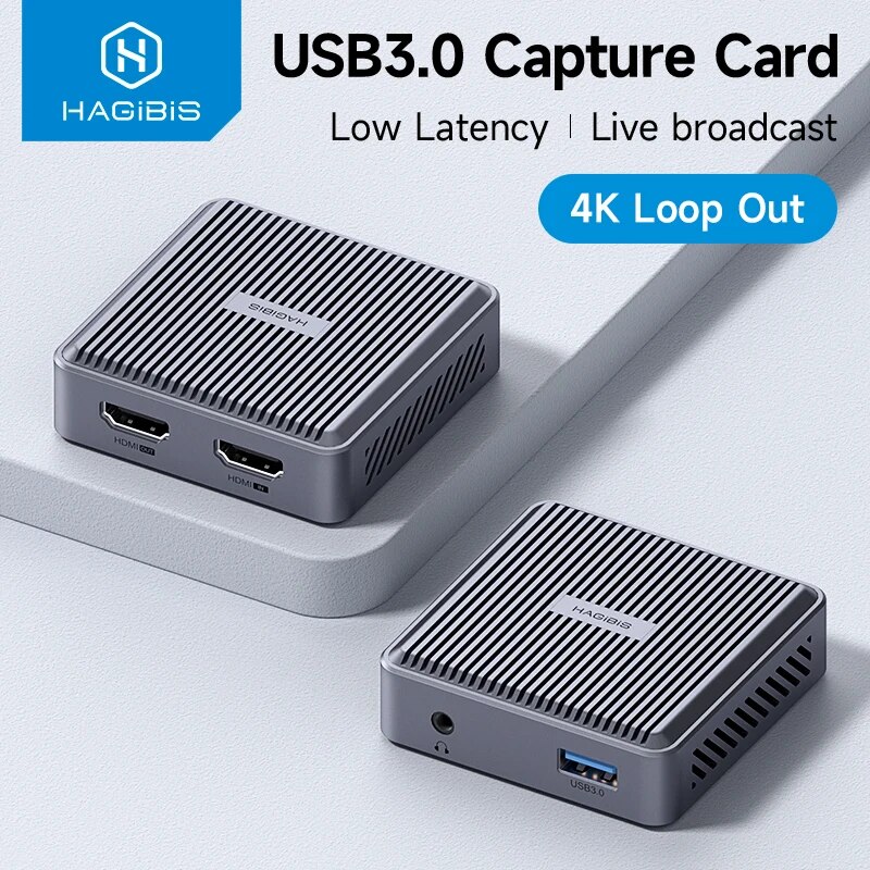Smart Home Tablet - Hagibis 4K HDMI-Compatible Video Capture Card