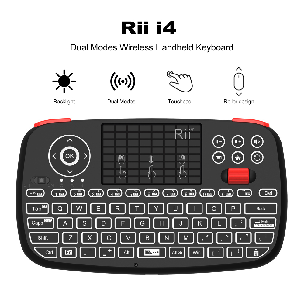Smart Home Keyboard - Rii I4 Mini BT Bàn Phím
