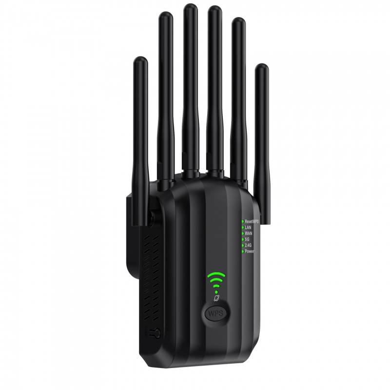 Smart Home Router - 1200Mbps Dual Band WiFi Repeater 5GHz/2.4GHz