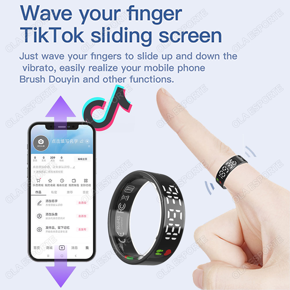SR08 Smart Ring with Charging  - đánh giá và giá Smart Home Trainer