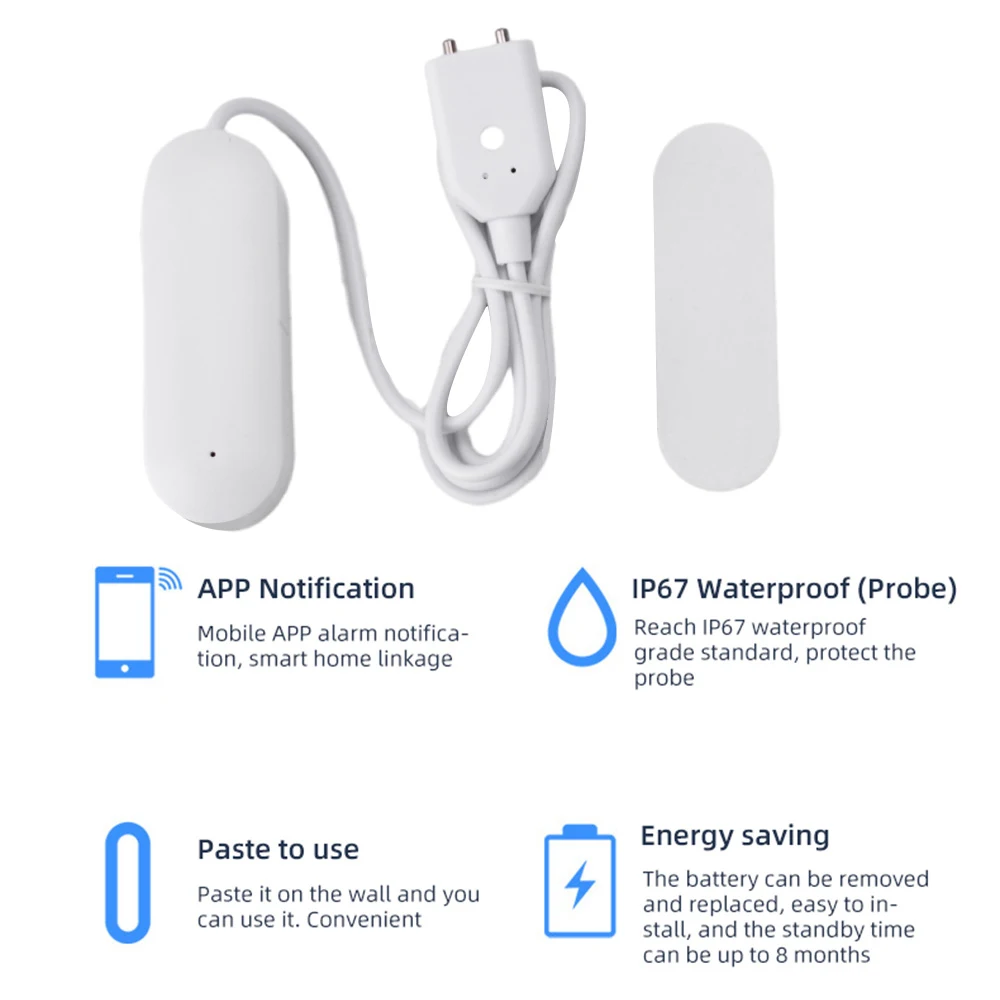 Water Leakage Sensor Smart Hom - đánh giá và giá Zigbee Gateway