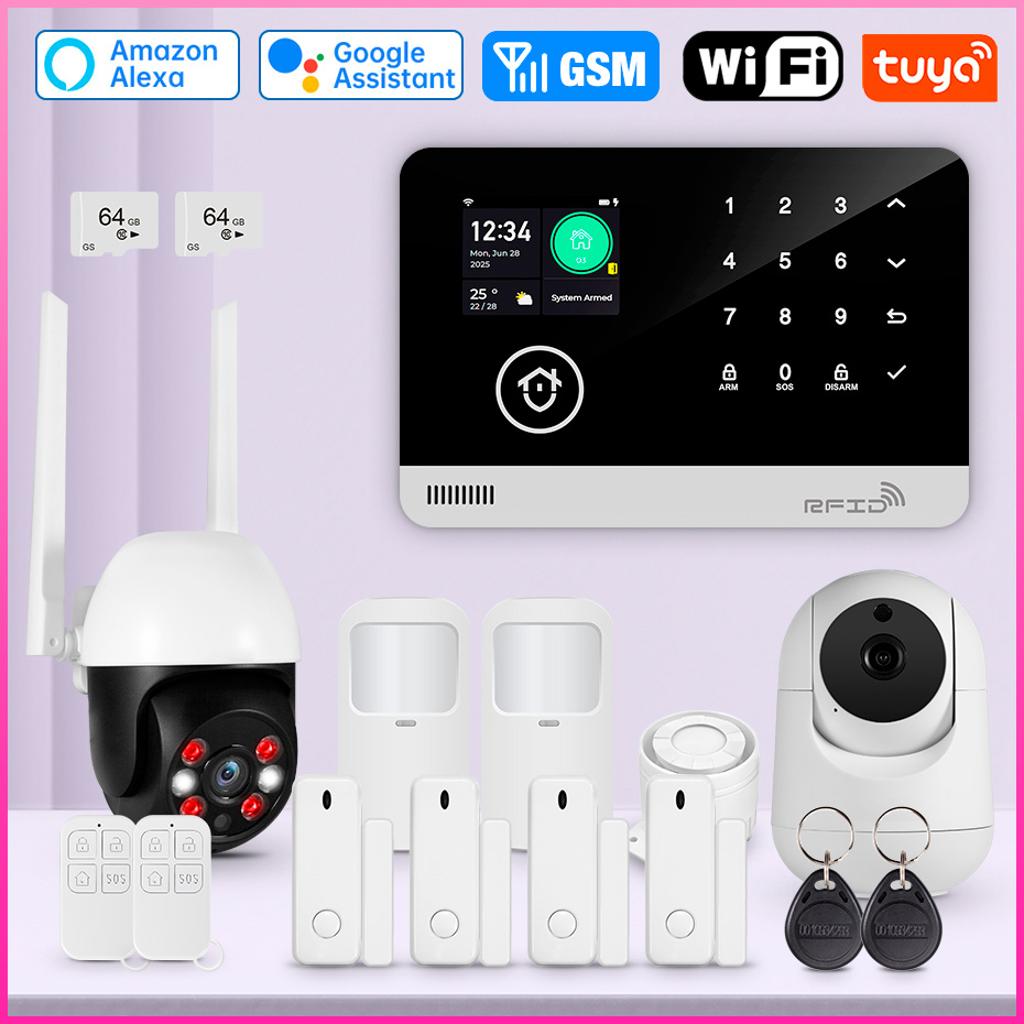 Alarm System for Home Tuya WIF - đánh giá và giá Smart Home Keyboard