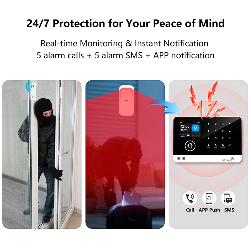 Alarm System for Home Tuya WIF - đánh giá và giá Smart Home Keyboard
