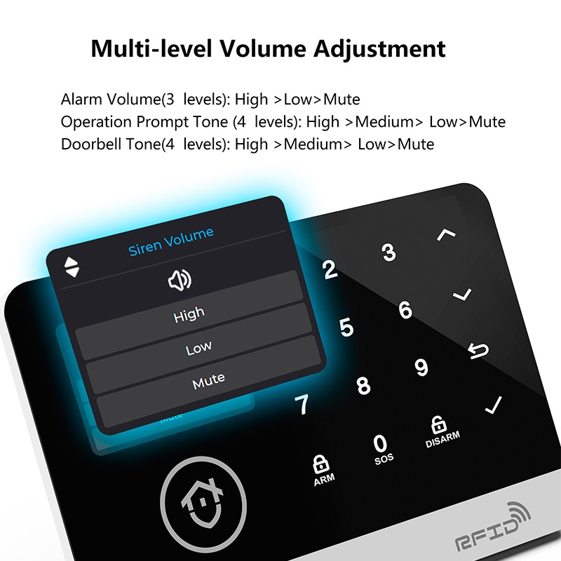 Alarm System for Home Tuya WIF - đánh giá và giá Smart Home Keyboard