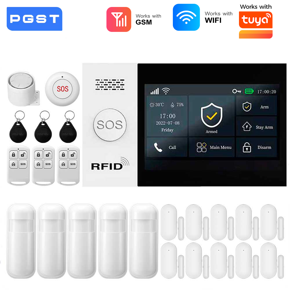 2.4G WIFI Smart GSM Alarm Syst - đánh giá và giá Smart Home Package
