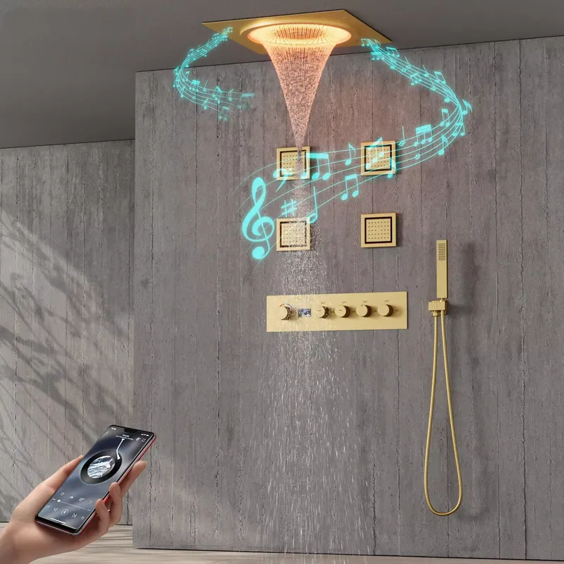 Smart LED Shower Set Bathroom  - đánh giá và giá Smart Home System