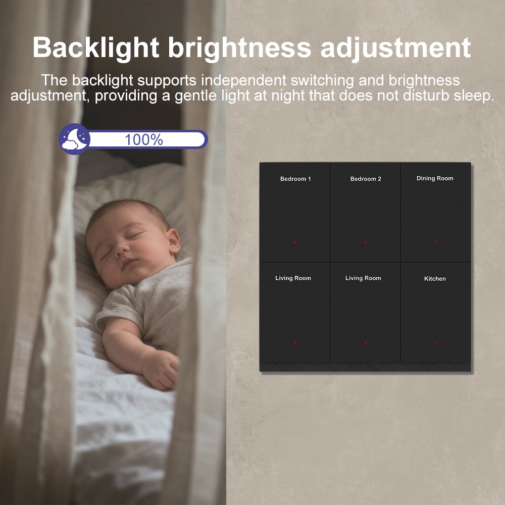 Manhot DIY Name Switch Zigbee  - đánh giá và giá Smart Home Voice Control