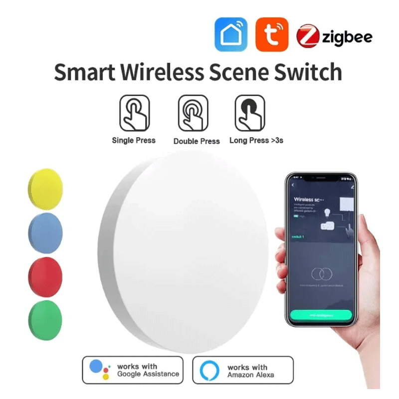Tuya ZigBee Smart Wireless But - đánh giá và giá Smart Home Voice Control
