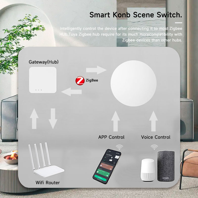 Tuya ZigBee Smart Wireless But - đánh giá và giá Smart Home Voice Control