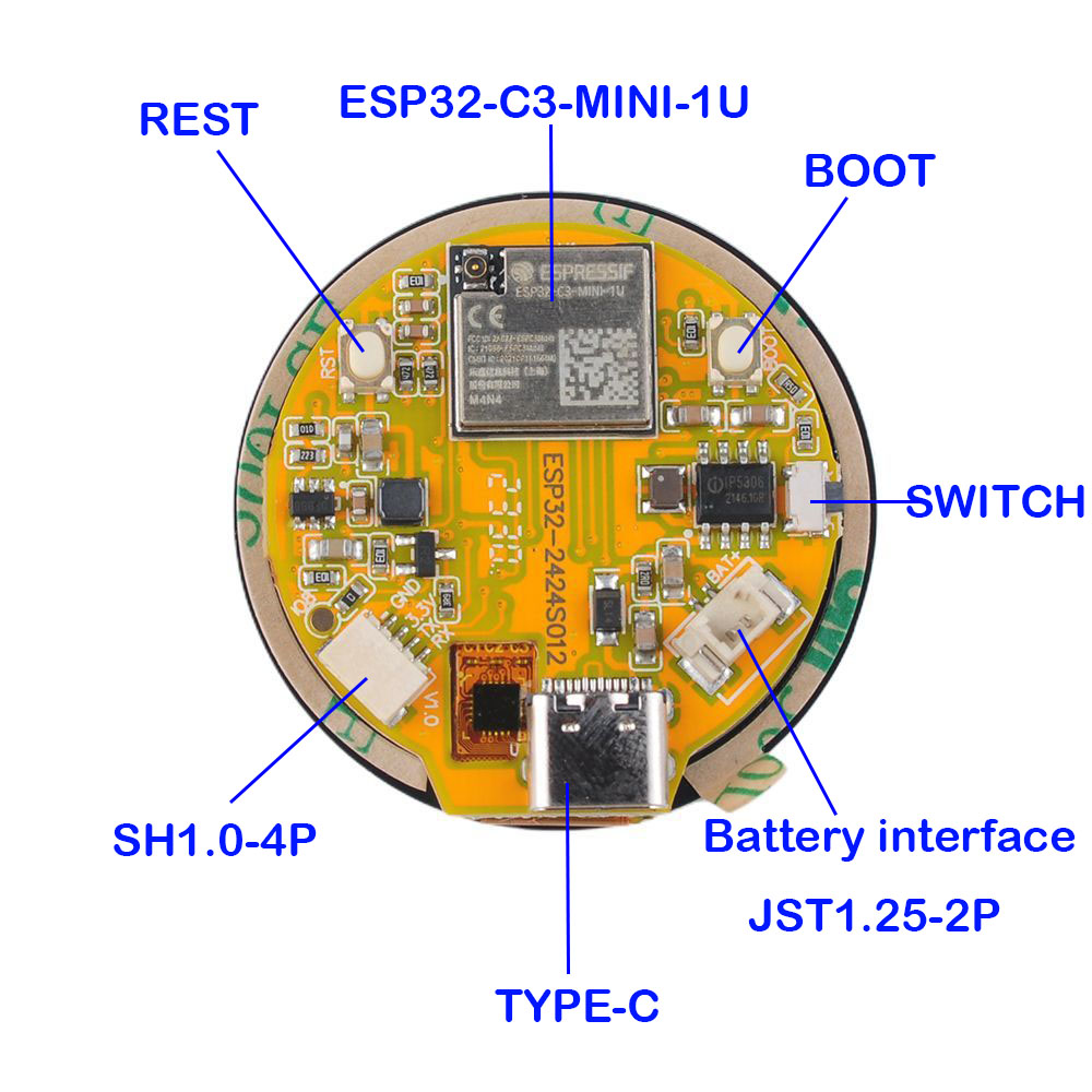 ESP32 Display 1.28 inch ESP32- - đánh giá và giá Smart Home Dashboard