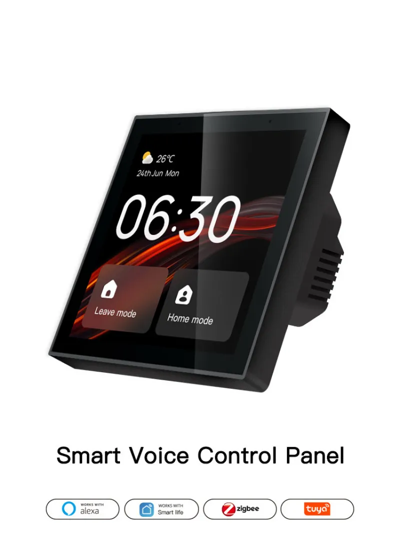 Tuya Smart Home 4-Inch Full-Sc - đánh giá và giá Smart Home Voice Control