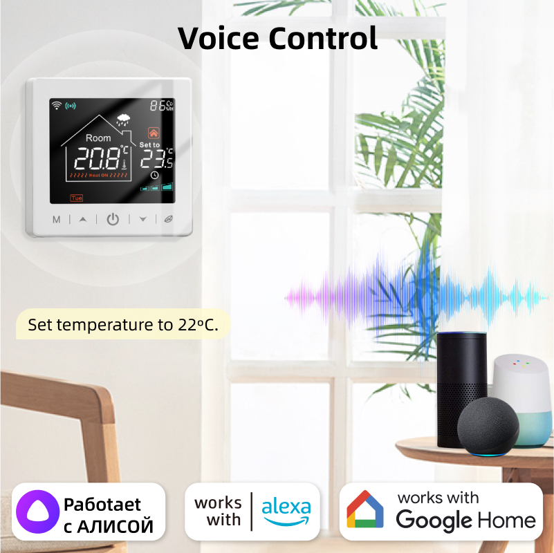Smart home Wifi thermostat tuy - đánh giá và giá Smart Home Package