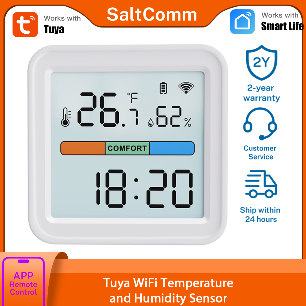 Tuya New WiFi Temperature Humi - đánh giá và giá Smart Home Alexa