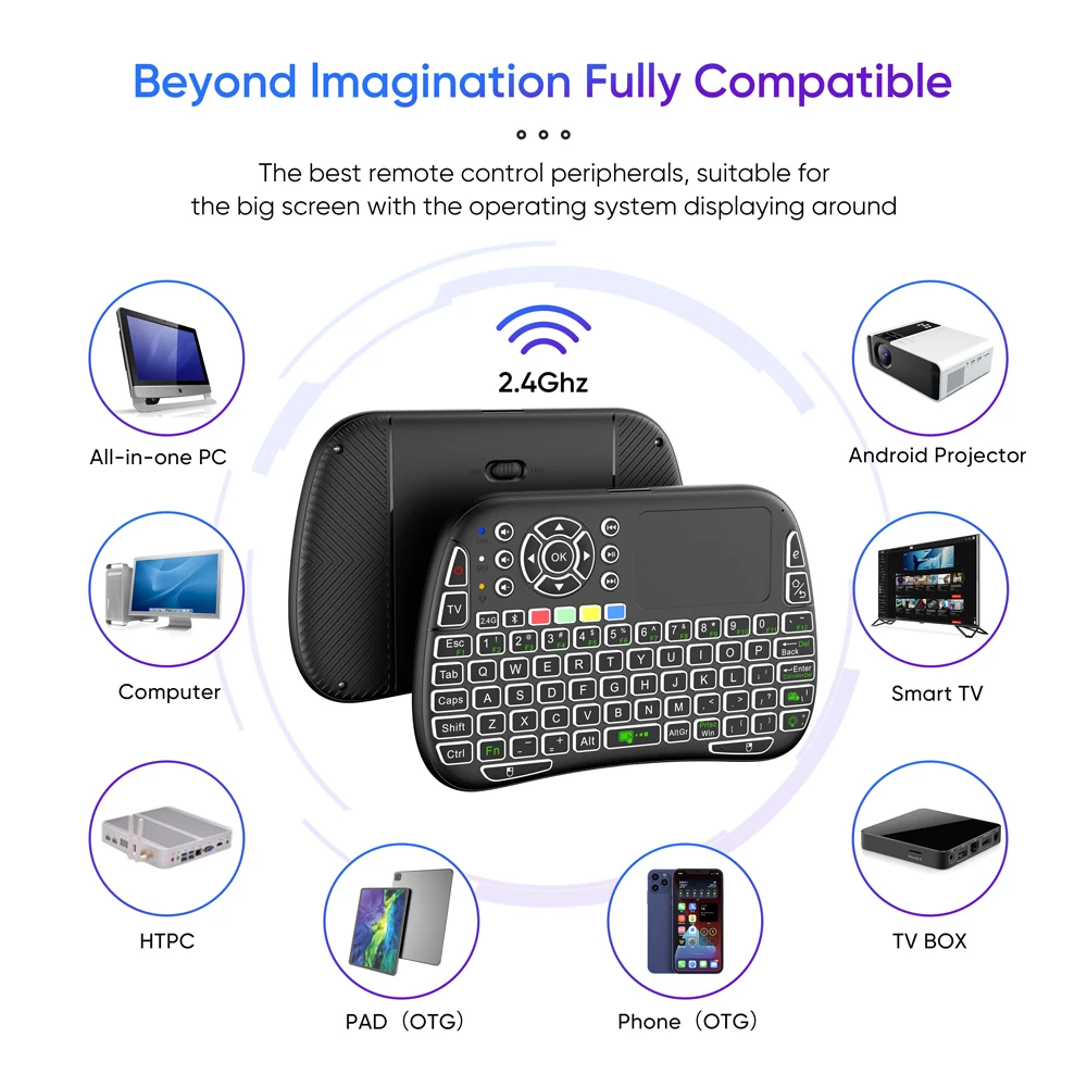 Mini Keyboard Gyroscope Dual M - đánh giá và giá Smart Home Keyboard