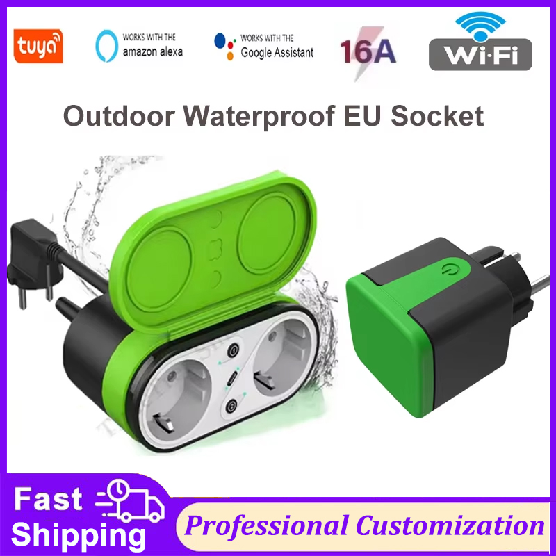 Tuya EU 16A Wifi Smart Outdoor - đánh giá và giá Wifi Smart Plug