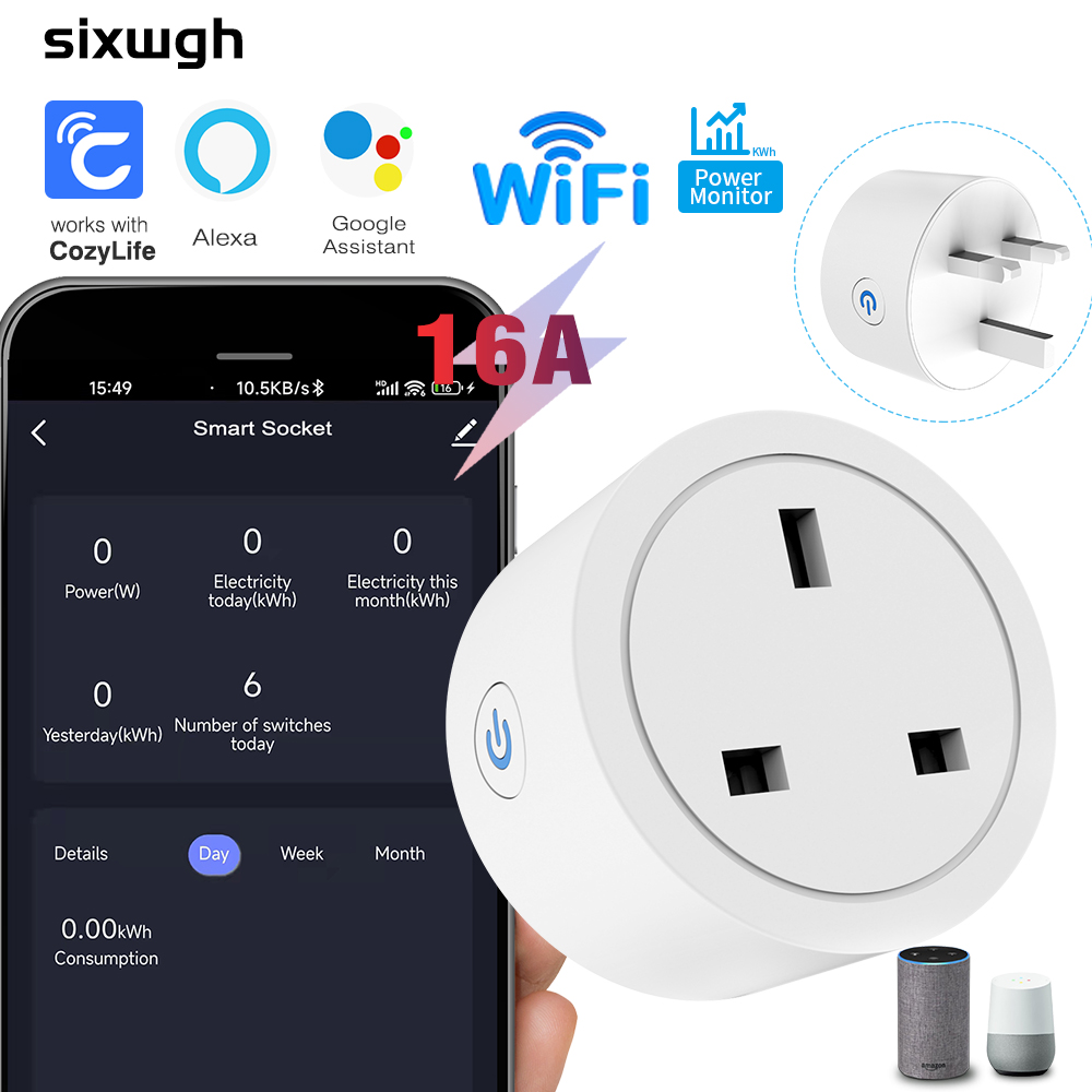 WiFi Smart Socket 16A UK Plug  - đánh giá và giá Smart Home Or Smart Home