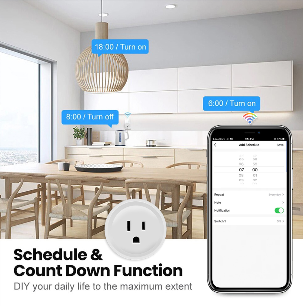 16A Tuya Smart WiFi Plug US St - đánh giá và giá Smart Home Japan