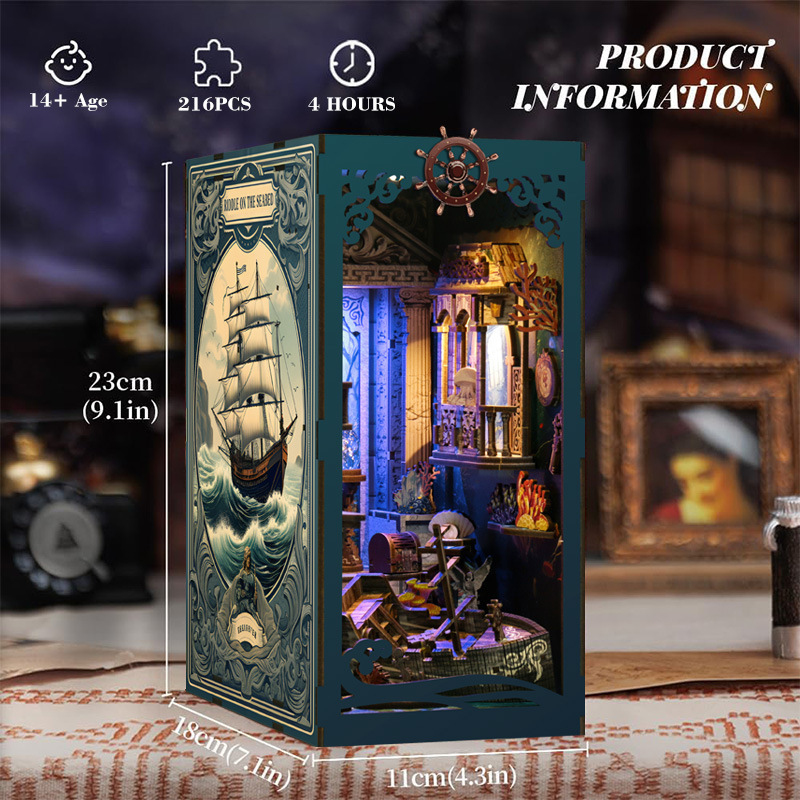 3D Wooden DIY Bookend Puzzle H - đánh giá và giá Smart Home Package