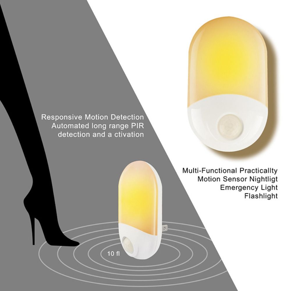 With Smart Sensors LED Plug-in - đánh giá và giá Smart Baby Night Light