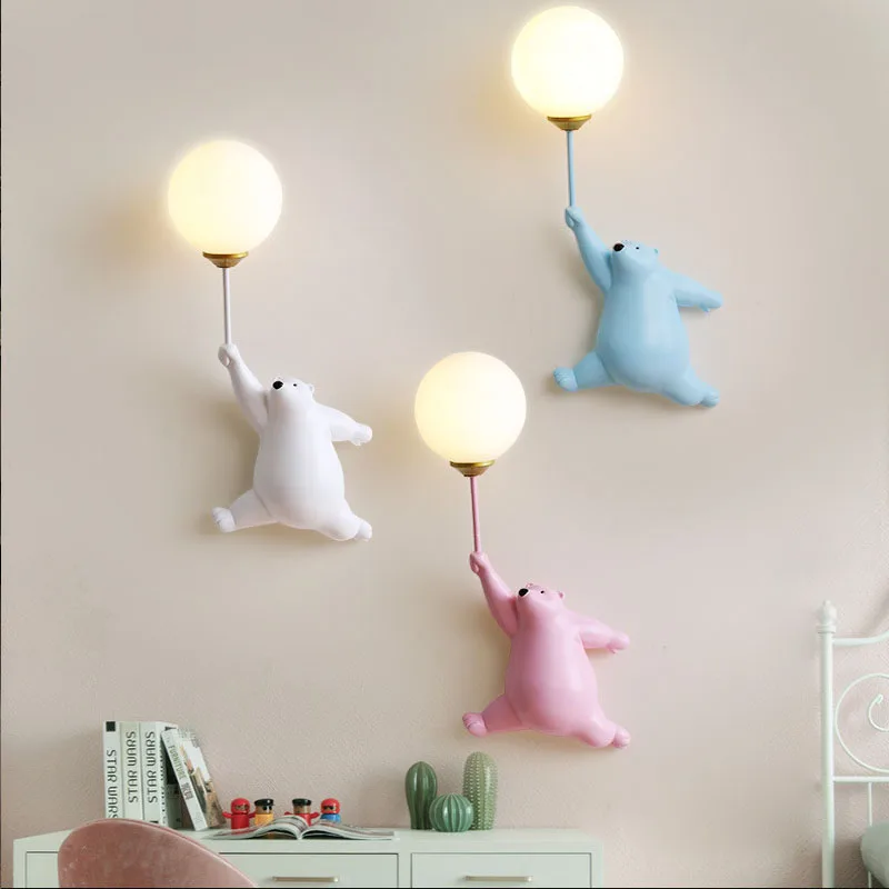 Cartoon Polar Bear LED Sconce  - đánh giá và giá Smart Baby Night Light