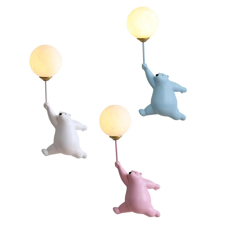 Cartoon Polar Bear LED Sconce  - đánh giá và giá Smart Baby Night Light
