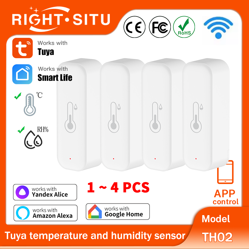 1~4pcs Tuya WiFi Temperature H - đánh giá và giá Smart Home Tablet