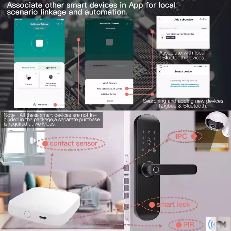 MOES Tuya ZigBee3.0 Smart Hub, - đánh giá và giá Smart Home Dashboard