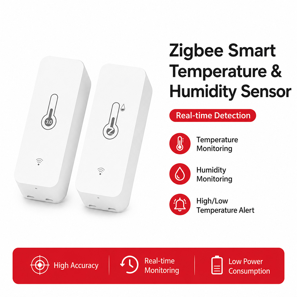 Zigbee Temperature Humidity Se - đánh giá và giá Smart Home Tablet