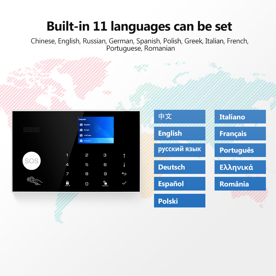 KERUI WiFi+4G Home Alarm with  - đánh giá và giá Smart Home Keyboard