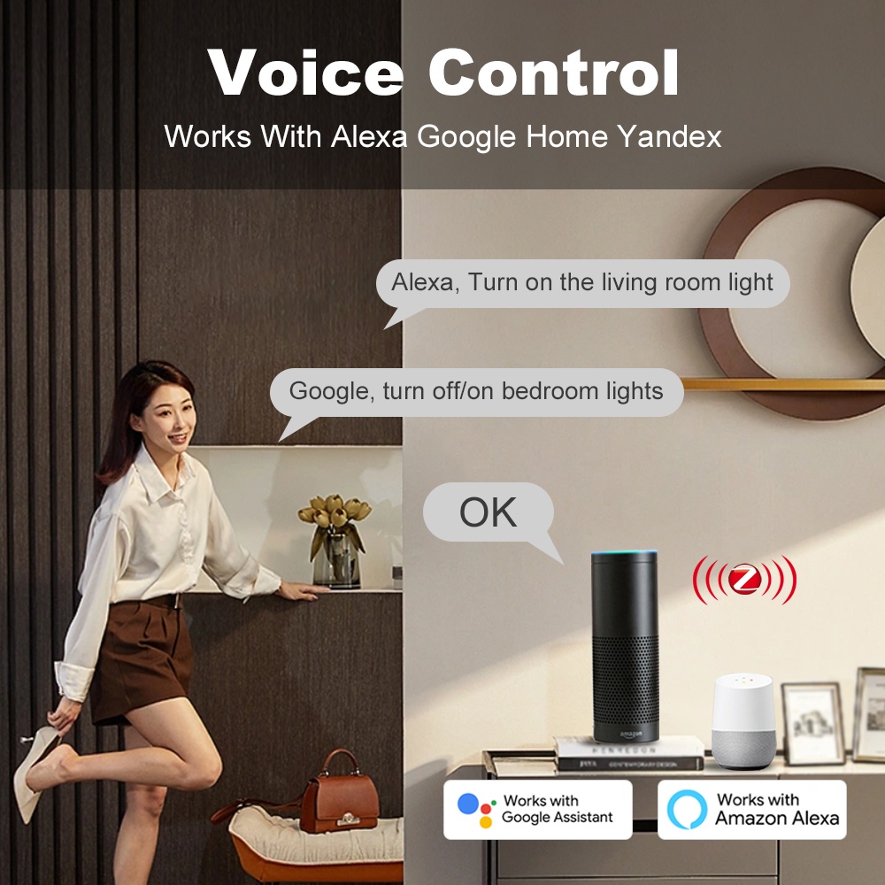 Smart Life ZigBee Push Button  - đánh giá và giá Smart Home Voice Control