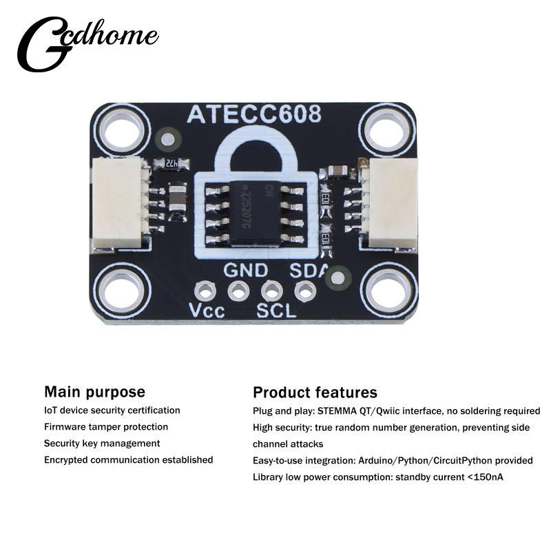 ATECC608 Secure Element Module - đánh giá và giá Smart Home Keyboard