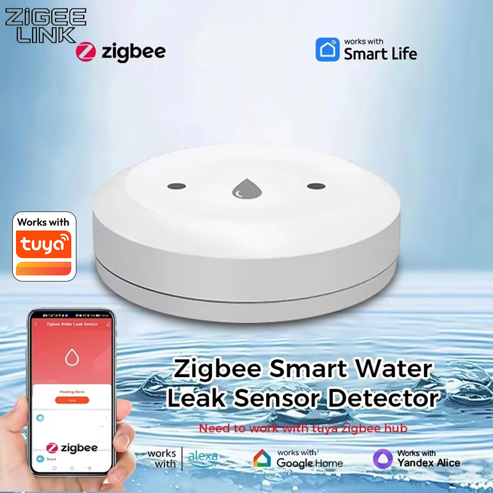 ZigBee Smart Water Sensor Leak - đánh giá và giá Zigbee Gateway