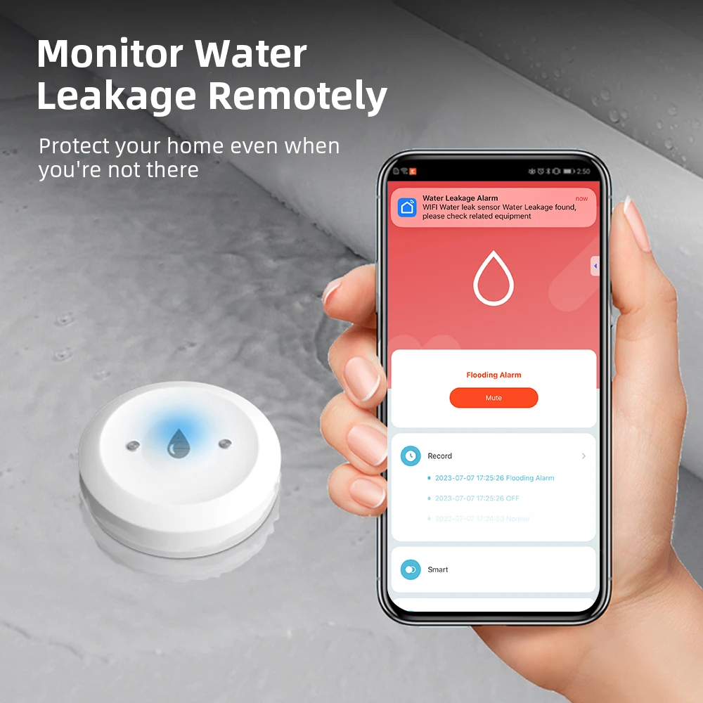 ZigBee Smart Water Sensor Leak - đánh giá và giá Zigbee Gateway
