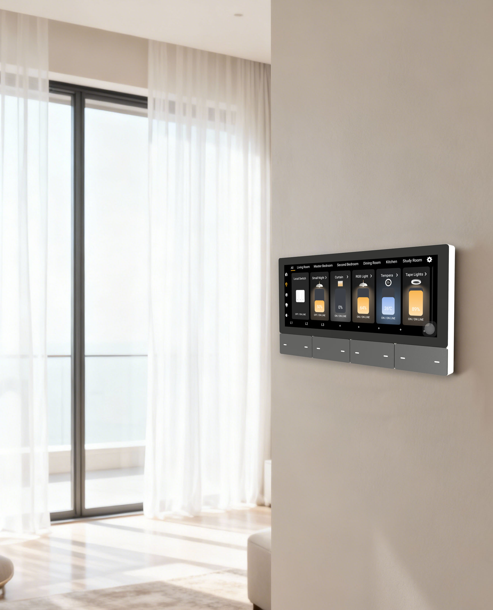 F5 Tuya UK Touch Screen Music  - đánh giá và giá Smart Home System