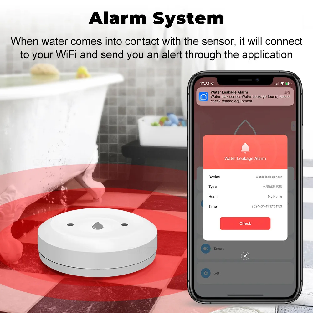 Tuya ZigBee Smart Water Immers - đánh giá và giá Zigbee Gateway