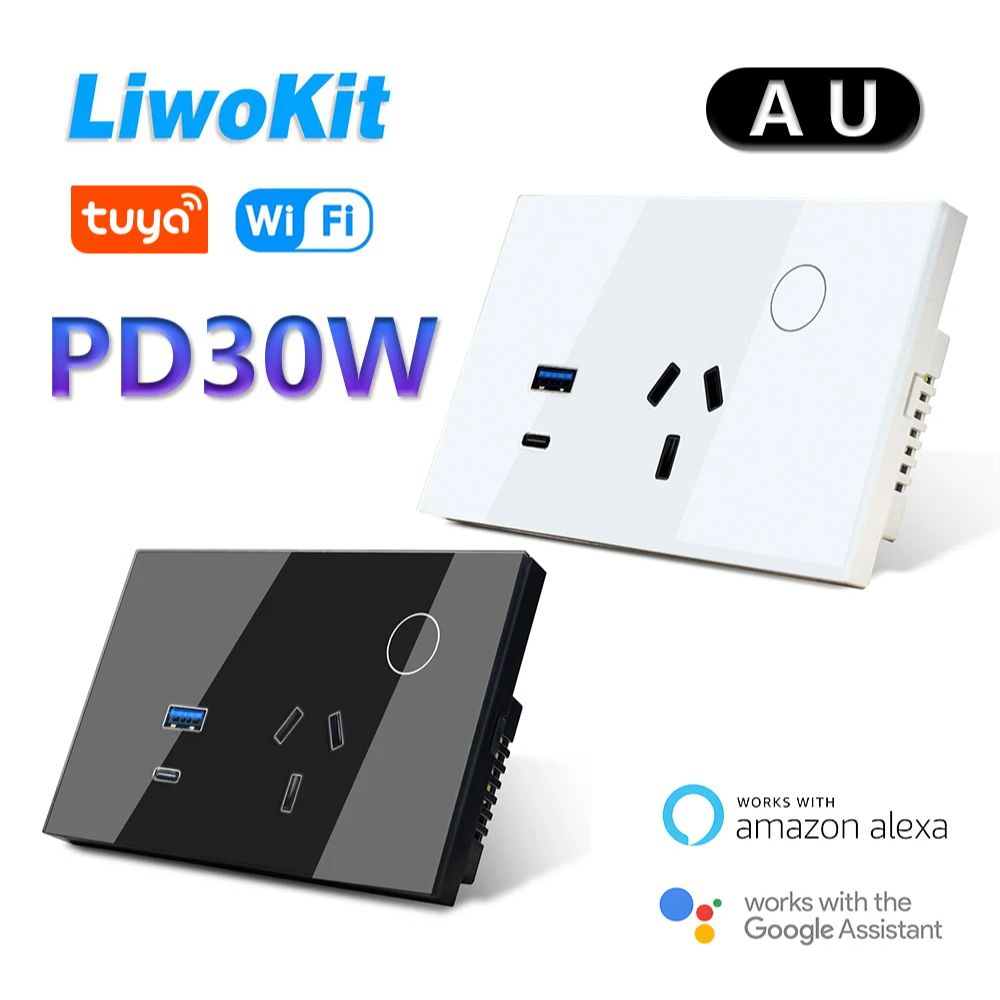 LiwoKit AU Tuya Wifi Wall Sock - đánh giá và giá Smart Home Or Smart Home
