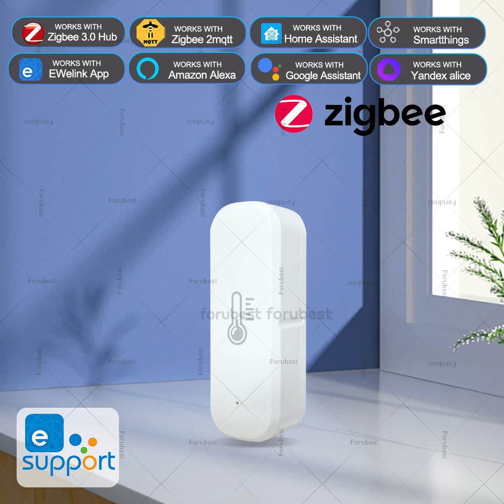ZigBee Temperature And Humidit - đánh giá và giá Smart Home Tablet